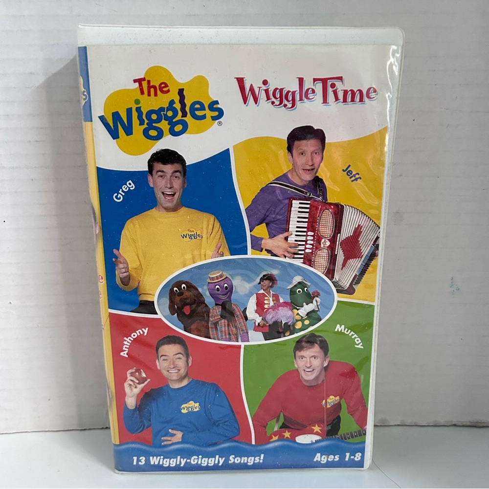 2001 The Wiggles Wiggle Time SONGS VHS